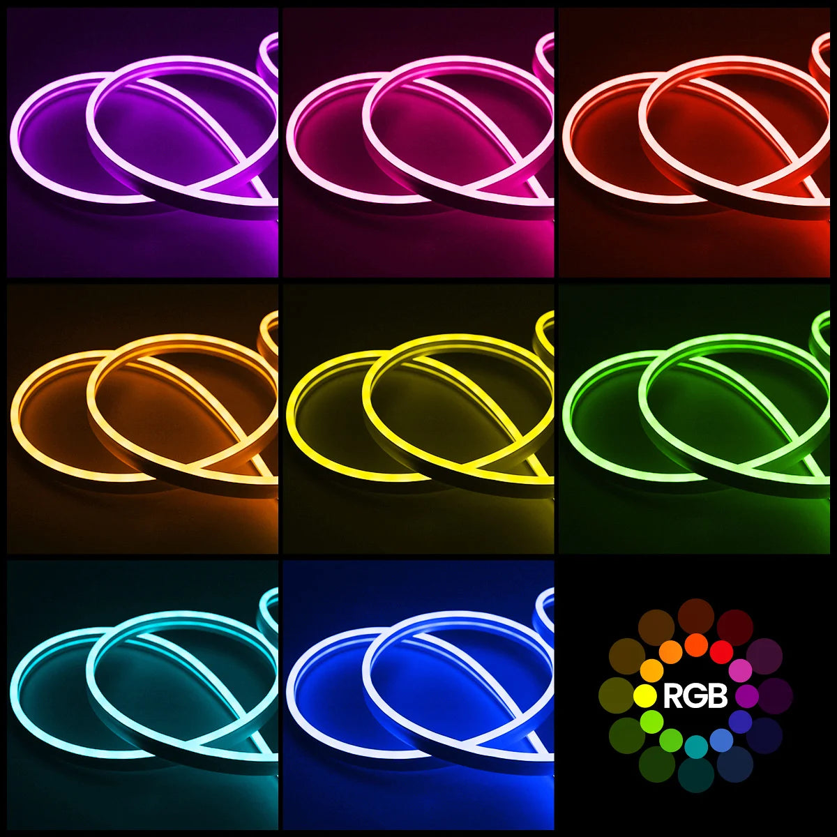 RGB LED Strip Lights 24V – Gaming & Room Ambiance