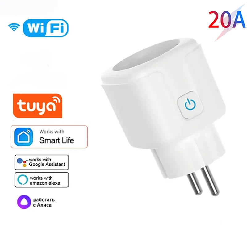 Smart WiFi Plug 20A – Voice Control Alexa & Google