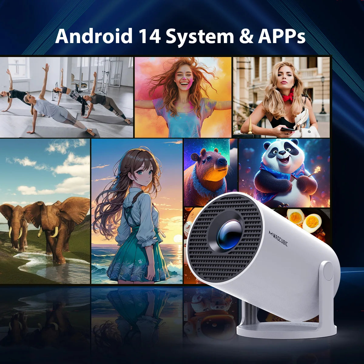 Portable HD Projector Android – Home Cinema